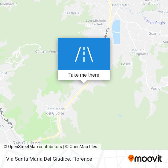Via Santa Maria Del Giudice map