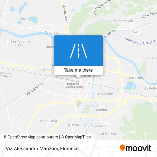 Via Alessandro Manzoni map