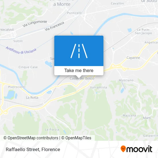 Raffaello Street map