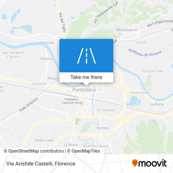 Via Aristide Castelli map