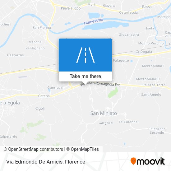 Via Edmondo De Amicis map