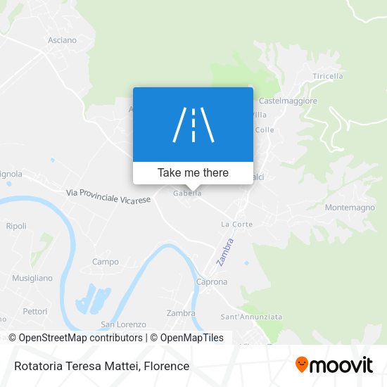 Rotatoria Teresa Mattei map