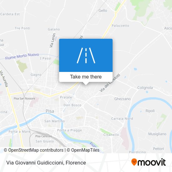 Via Giovanni Guidiccioni map