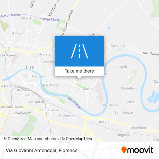 Via Giovanni Amendola map