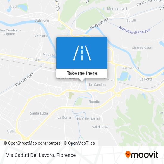 Via Caduti Del Lavoro map