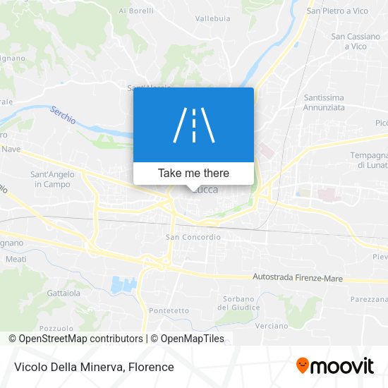 Vicolo Della Minerva map