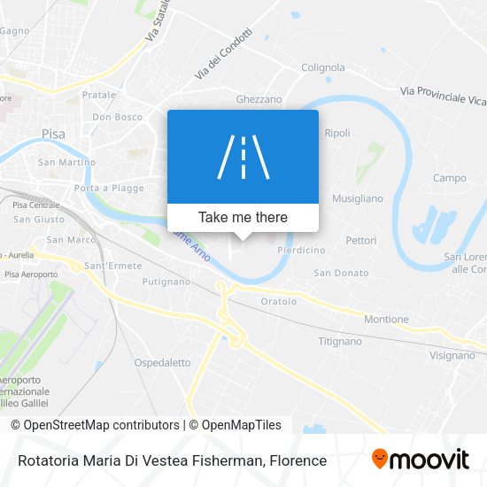 Rotatoria Maria Di Vestea Fisherman map