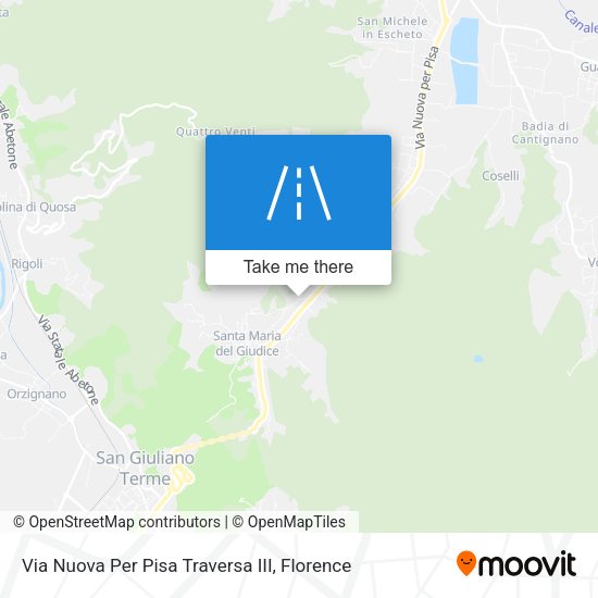 Via Nuova Per Pisa Traversa III map