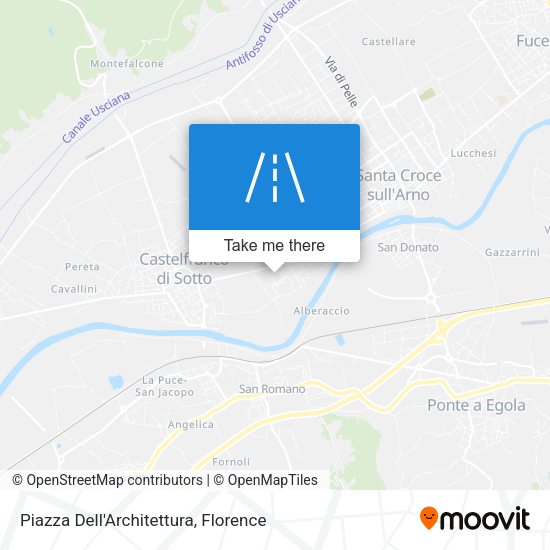 Piazza Dell'Architettura map