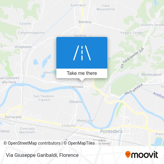 Via Giuseppe Garibaldi map