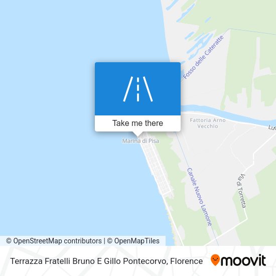 Terrazza Fratelli Bruno E Gillo Pontecorvo map