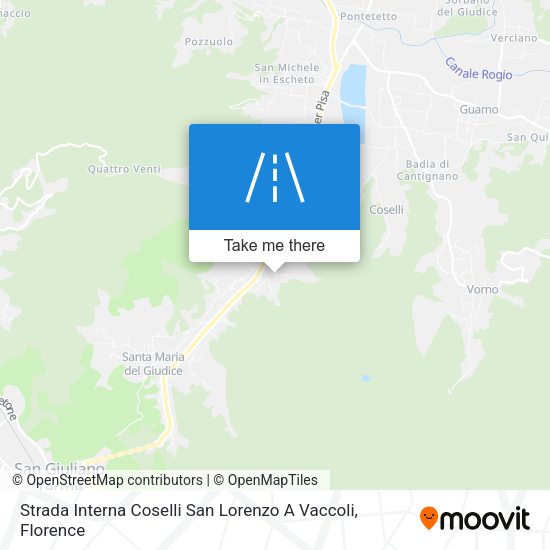 Strada Interna Coselli San Lorenzo A Vaccoli map