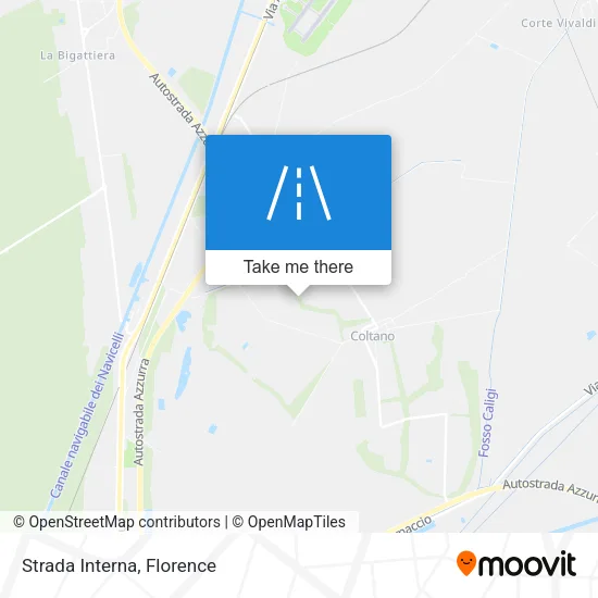Strada Interna map