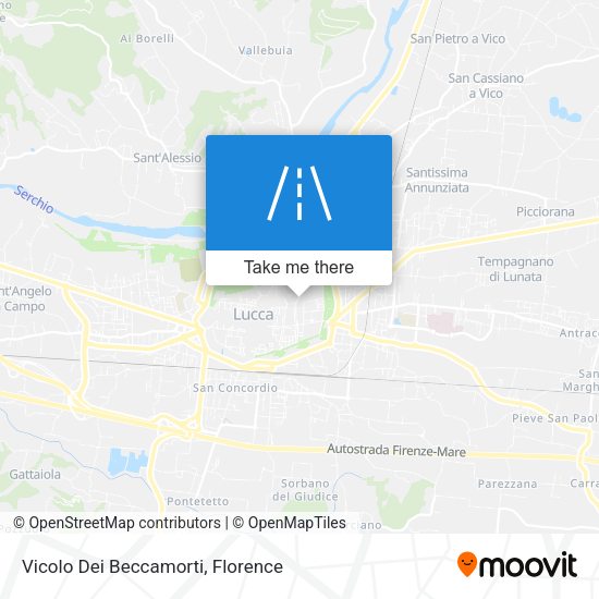 Vicolo Dei Beccamorti map
