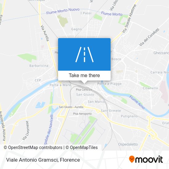 Viale Antonio Gramsci map