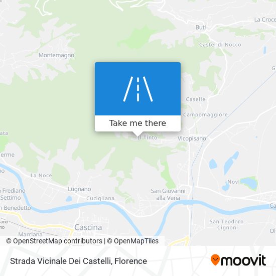 Strada Vicinale Dei Castelli map