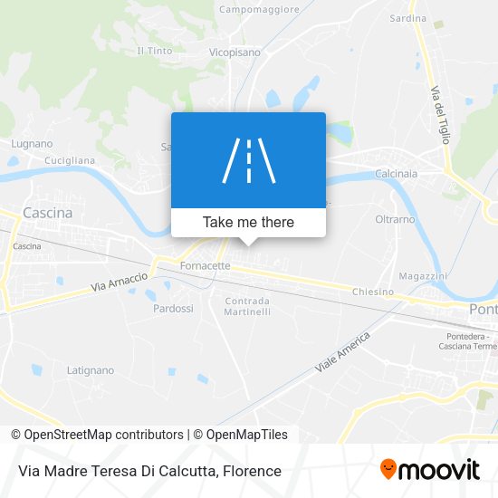 Via Madre Teresa Di Calcutta map