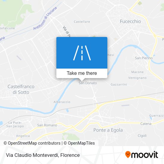 Via Claudio Monteverdi map