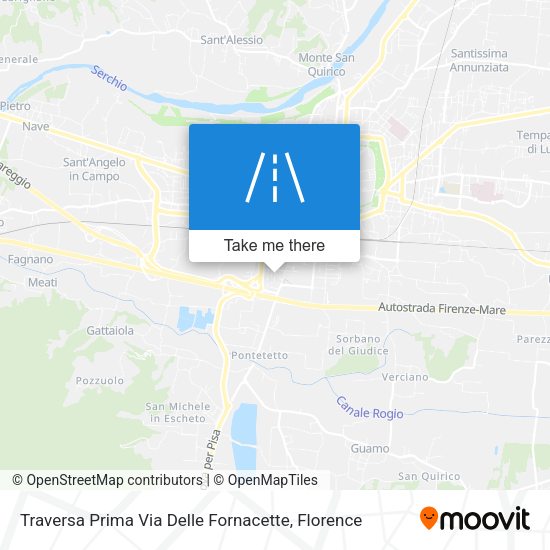 Traversa Prima Via Delle Fornacette map