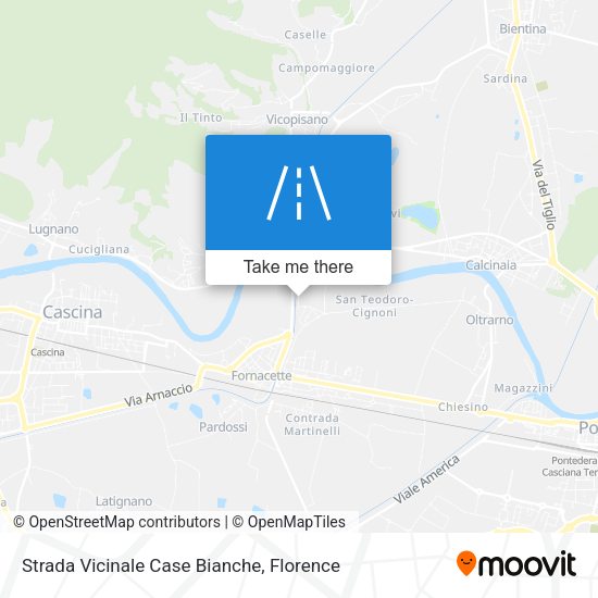 Strada Vicinale Case Bianche map
