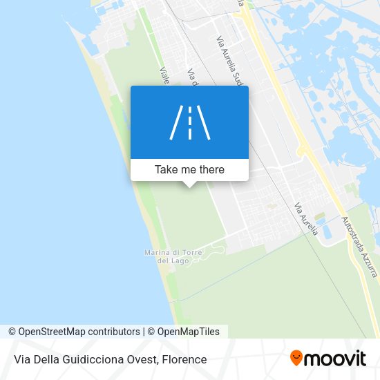 Via Della Guidicciona Ovest map