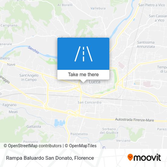 Rampa Baluardo San Donato map