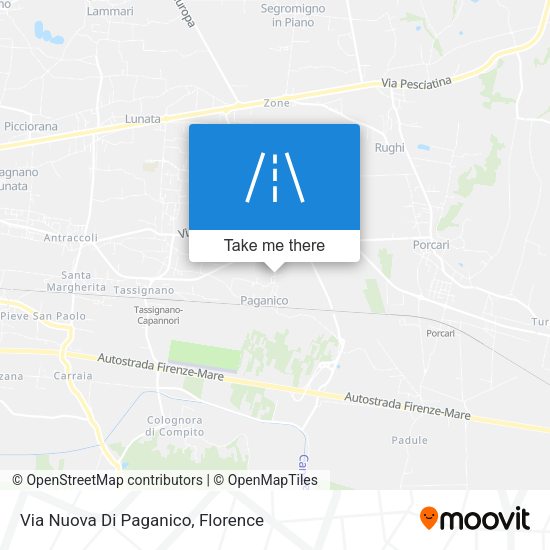 Via Nuova Di Paganico map