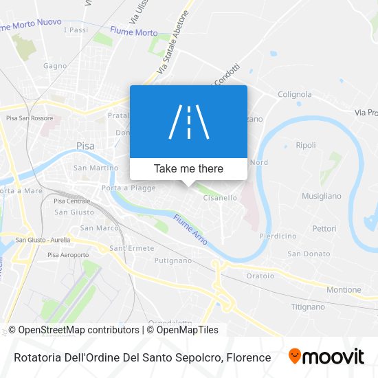 Rotatoria Dell'Ordine Del Santo Sepolcro map