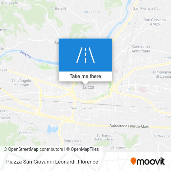 Piazza San Giovanni Leonardi map