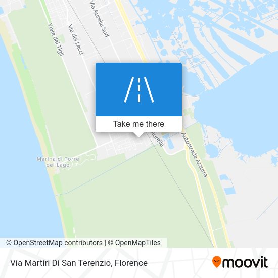 Via Martiri Di San Terenzio map