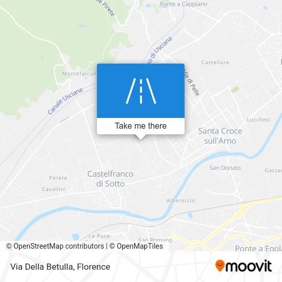 Via Della Betulla map