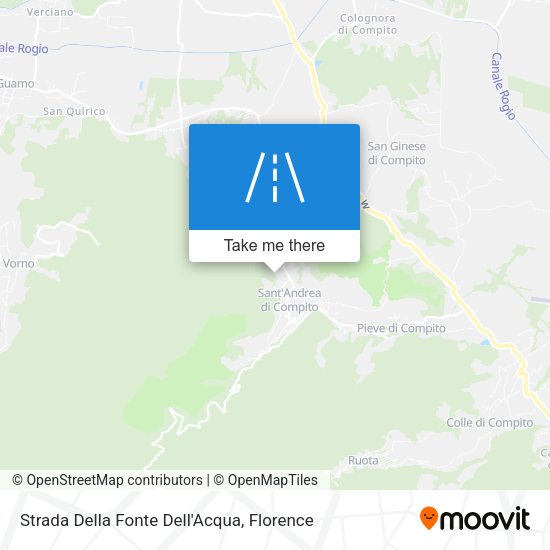 Strada Della Fonte Dell'Acqua map