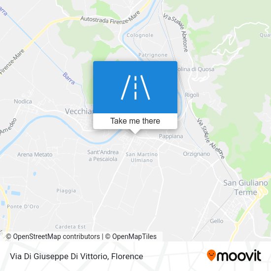Via Di Giuseppe Di Vittorio map