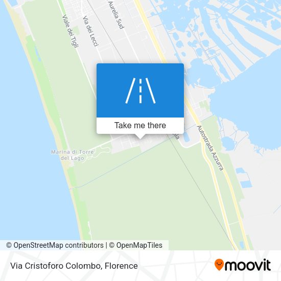 Via Cristoforo Colombo map