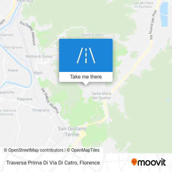 Traversa Prima Di Via Di Catro map