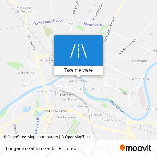 Lungarno Galileo Galilei map