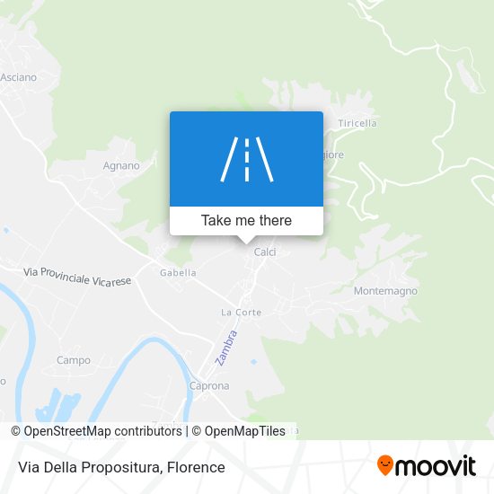 Via Della Propositura map