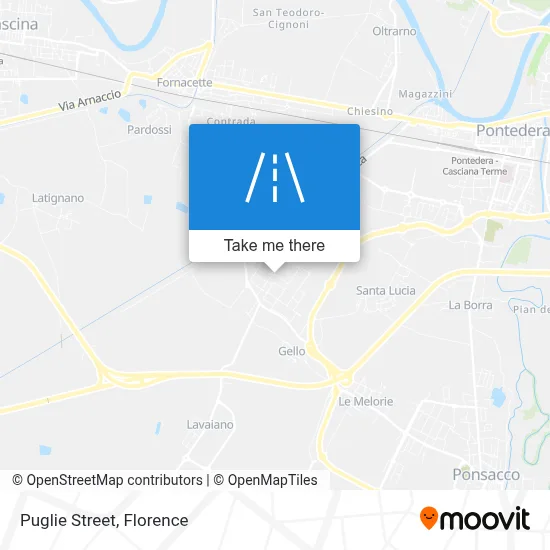 Puglie Street map