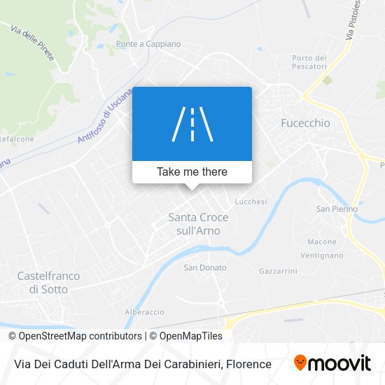 Via Dei Caduti Dell'Arma Dei Carabinieri map