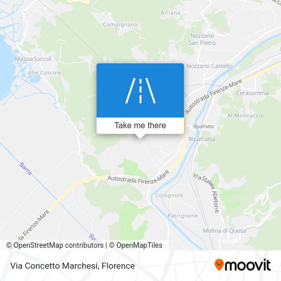 Via Concetto Marchesi map