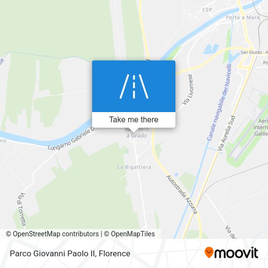 Parco Giovanni Paolo II map