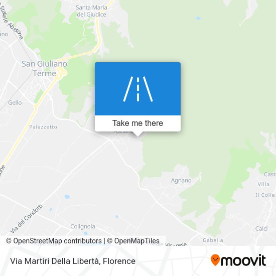 Via Martiri Della Libertà map