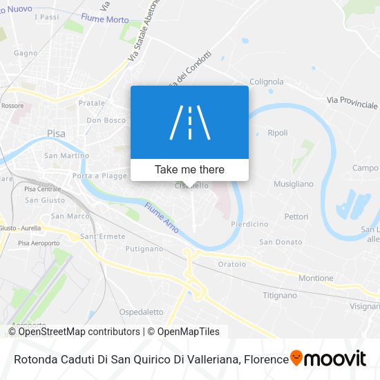 Rotonda Caduti Di San Quirico Di Valleriana map