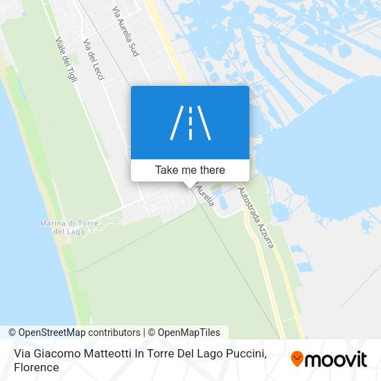 Via Giacomo Matteotti In Torre Del Lago Puccini map