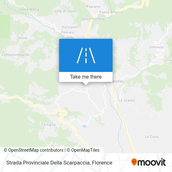 Strada Provinciale Della Scarpaccia map