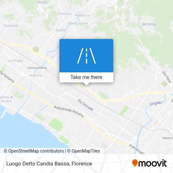 Luogo Detto Candia Bassa map