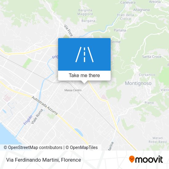 Via Ferdinando Martini map