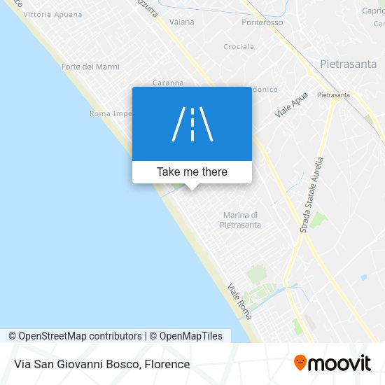 Via San Giovanni Bosco map