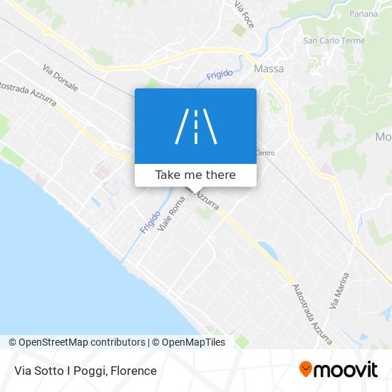 Via Sotto I Poggi map