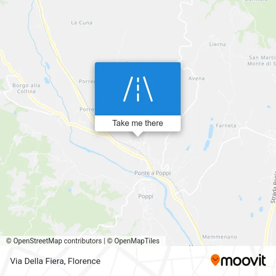 Via Della Fiera map